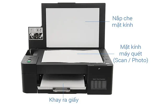 Máy in phun màu đa năng Brother DCP-T220 - Ảnh 6