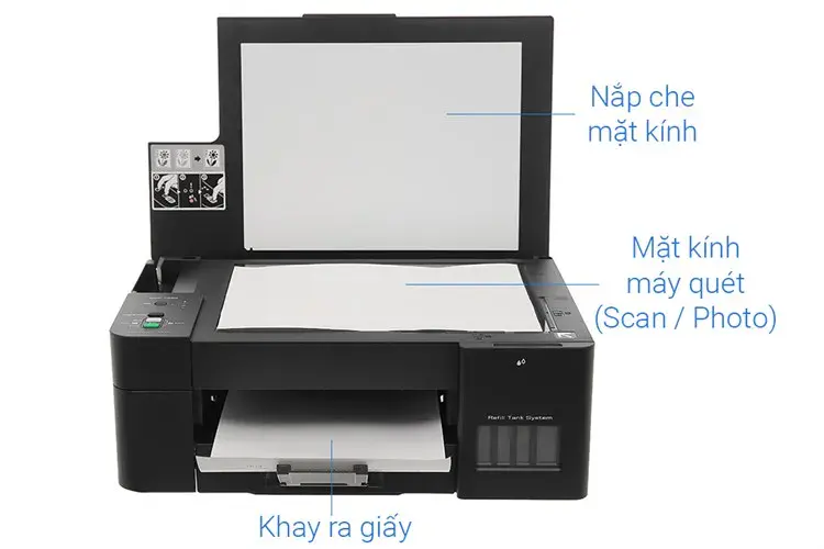 Máy in phun màu đa năng Brother DCP-T220 - Ảnh 6