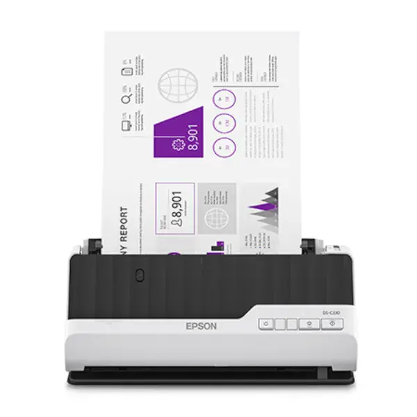 Máy Scan Epson DS-C330 (A4/A5/ Đảo mặt/ ADF/ USB) - Ảnh 2