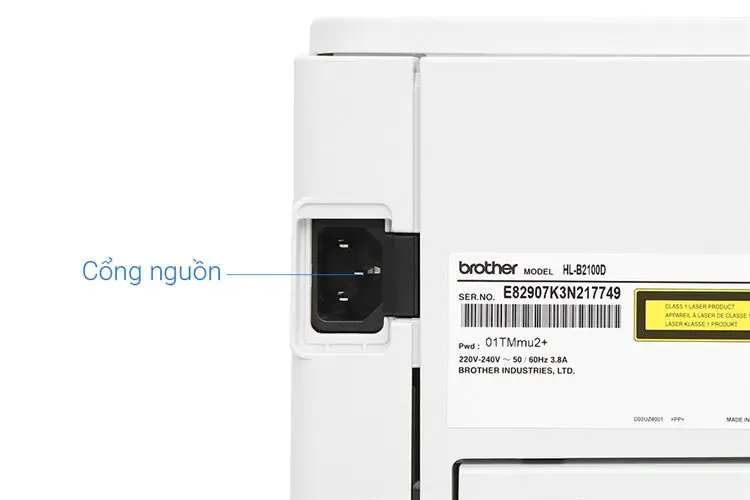 Máy in laser trắng đen đơn năng Brother HL-B2100D - Ảnh 12