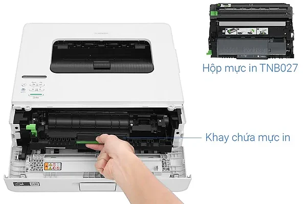 Máy in laser trắng đen đơn năng Brother HL-B2180DW - Ảnh 7