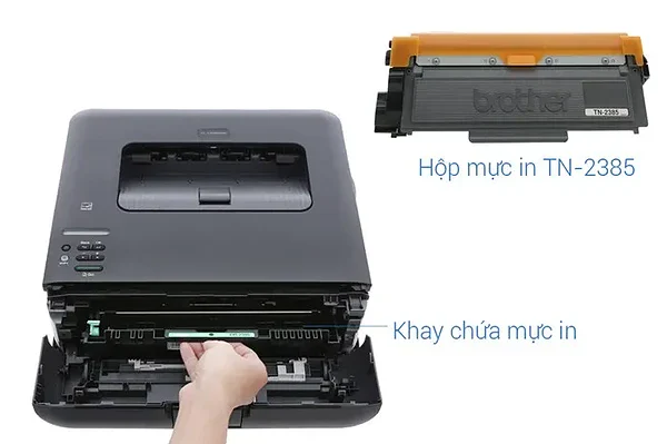 Máy in laser trắng đen đơn năng Brother HL-L2366DW - Ảnh 7