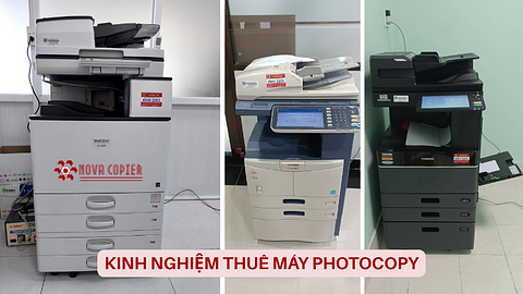 Kinh nghiệm thuê máy photocopy